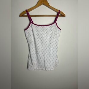 Express Sexi Basic Bra Cami Polka Dot baby doll Top Blouse Size M